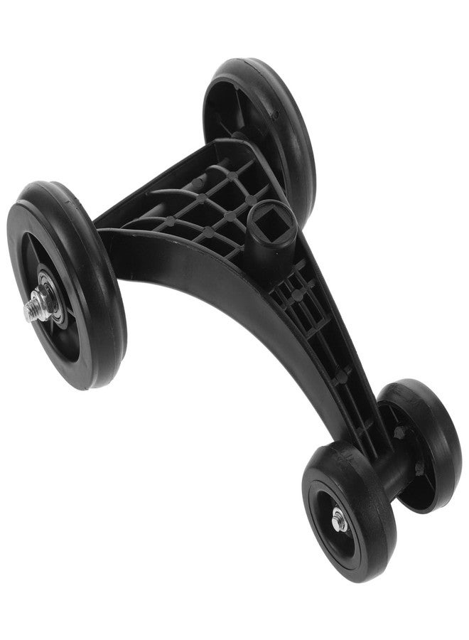 ياردوي عجلات بديلة لسيارة ياردوي للأطفال الصغار مع قاعدة ثلاثية الأرجل - ملحق لسيارة الأطفال المتأرجحة لتوجيه سلس وثبات، 9.44 × 6.1 × 2.55 بوصة - Image 1